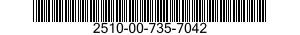 2510-00-735-7042  2510007357042 007357042