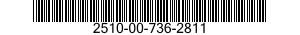 2510-00-736-2811  2510007362811 007362811