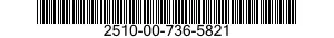 2510-00-736-5821  2510007365821 007365821