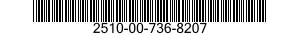 2510-00-736-8207  2510007368207 007368207