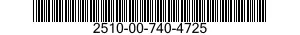 2510-00-740-4725  2510007404725 007404725