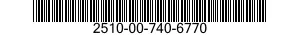 2510-00-740-6770  2510007406770 007406770