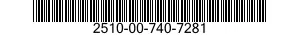 2510-00-740-7281  2510007407281 007407281