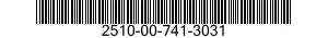 2510-00-741-3031  2510007413031 007413031