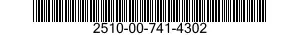 2510-00-741-4302  2510007414302 007414302