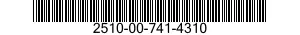 2510-00-741-4310  2510007414310 007414310