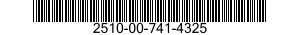 2510-00-741-4325  2510007414325 007414325
