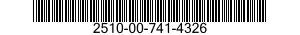 2510-00-741-4326  2510007414326 007414326