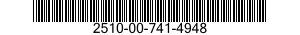 2510-00-741-4948  2510007414948 007414948