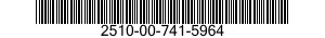 2510-00-741-5964 RETAINER CAB TOP DE 2510007415964 007415964