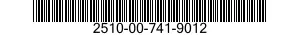 2510-00-741-9012  2510007419012 007419012