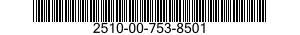 2510-00-753-8501  2510007538501 007538501