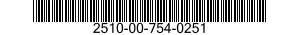 2510-00-754-0251  2510007540251 007540251