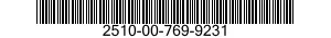 2510-00-769-9231  2510007699231 007699231
