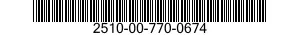 2510-00-770-0674  2510007700674 007700674