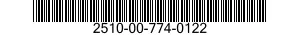 2510-00-774-0122  2510007740122 007740122