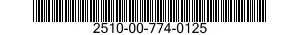 2510-00-774-0125  2510007740125 007740125