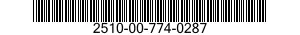 2510-00-774-0287  2510007740287 007740287