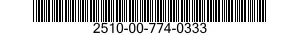 2510-00-774-0333  2510007740333 007740333