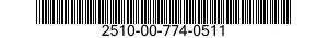 2510-00-774-0511  2510007740511 007740511