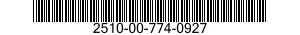 2510-00-774-0927  2510007740927 007740927