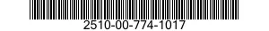 2510-00-774-1017  2510007741017 007741017
