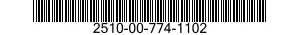 2510-00-774-1102  2510007741102 007741102
