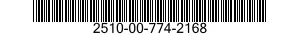 2510-00-774-2168  2510007742168 007742168