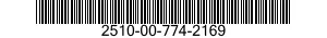 2510-00-774-2169  2510007742169 007742169