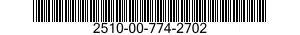 2510-00-774-2702  2510007742702 007742702