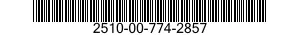 2510-00-774-2857  2510007742857 007742857