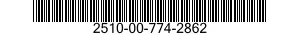 2510-00-774-2862  2510007742862 007742862