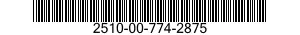 2510-00-774-2875  2510007742875 007742875