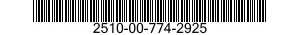 2510-00-774-2925  2510007742925 007742925