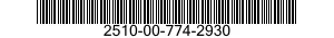 2510-00-774-2930  2510007742930 007742930