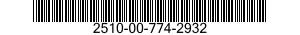 2510-00-774-2932  2510007742932 007742932