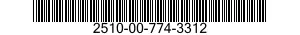 2510-00-774-3312  2510007743312 007743312
