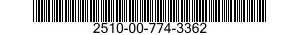 2510-00-774-3362  2510007743362 007743362