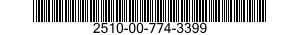2510-00-774-3399  2510007743399 007743399