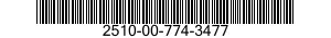 2510-00-774-3477  2510007743477 007743477