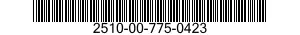 2510-00-775-0423  2510007750423 007750423