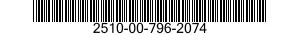 2510-00-796-2074  2510007962074 007962074
