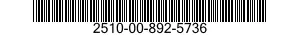 2510-00-892-5736  2510008925736 008925736