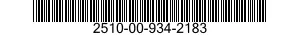 2510-00-934-2183  2510009342183 009342183