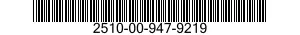2510-00-947-9219  2510009479219 009479219