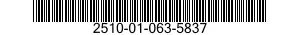 2510-01-063-5837 TORSION BAR,SUSPENSION 2510010635837 010635837