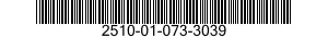 2510-01-073-3039 TORSION BAR,SUSPENSION 2510010733039 010733039