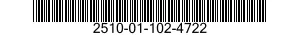 2510-01-102-4722 TORSION BAR,SUSPENSION 2510011024722 011024722