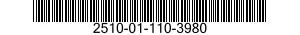 2510-01-110-3980 FRAME SECTION,STRUCTURAL,VEHICULAR 2510011103980 011103980