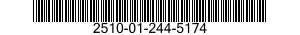 2510-01-244-5174 BRACKET,ENGINE MOUNT 2510012445174 012445174